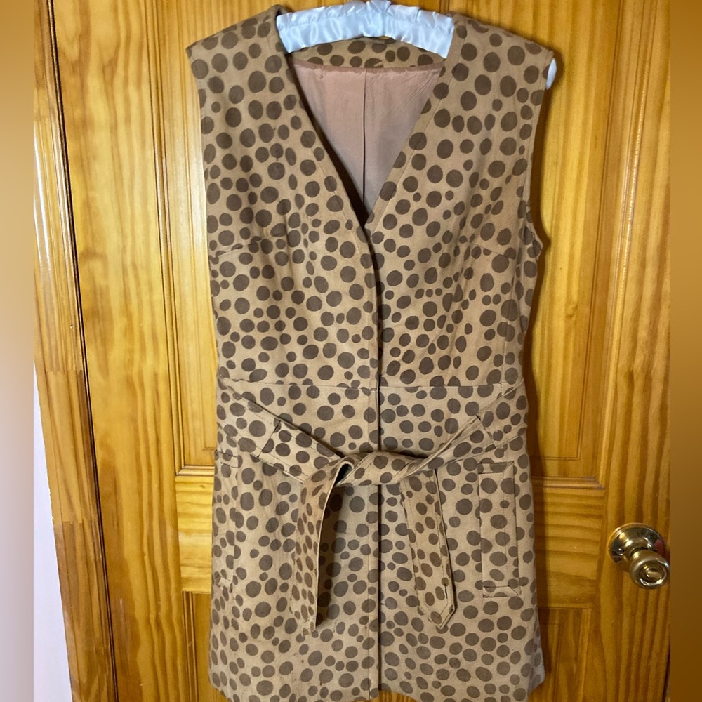 Vintage Suede Vest/Minidress